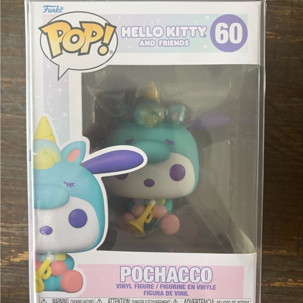 Funko Pop! Hello Kitty & Friends Pochacco Vinyl Figure - Teal, Purple, Yellow